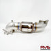 RV6 GESi G-Sport Catted Downpipe for 17-22 Accord 1.5T