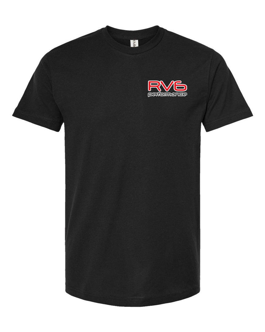 RV6 Black Logo T-Shirt