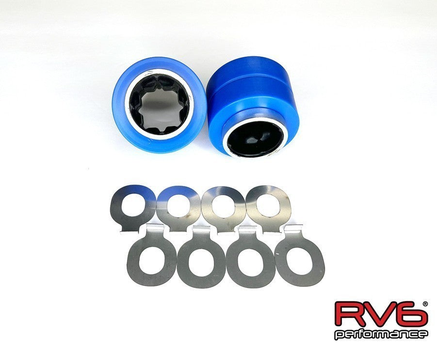 RV6 16+ CivicX Solid Front Compliance Mount Bushings and Shims V2